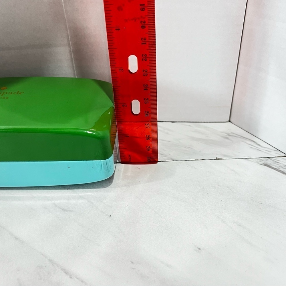 Kate Spade New York CASE ONLY Green/Teal Sunglasses Eyeglasses Case - Picture 9 of 10